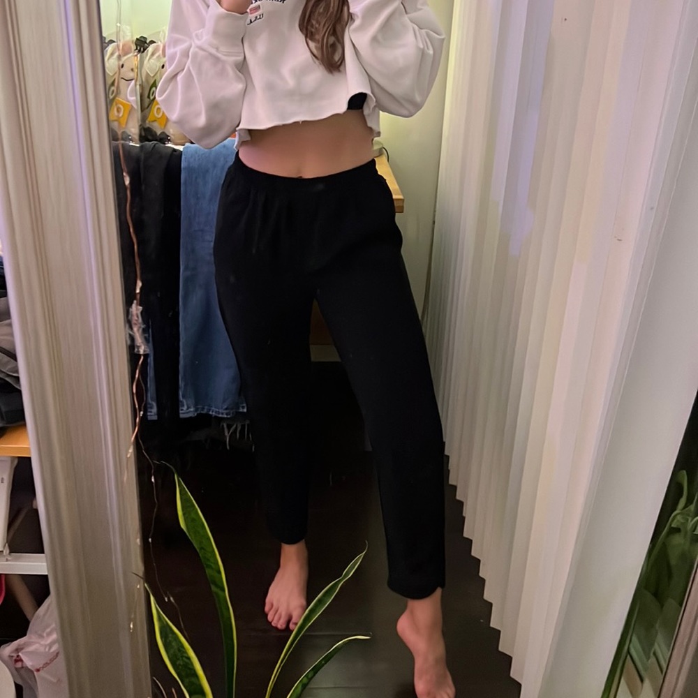 j crew black pants